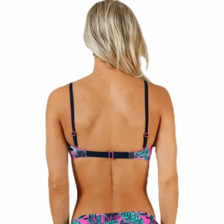 Tropic Garden Padded Bandeau Pink/Blue/Green