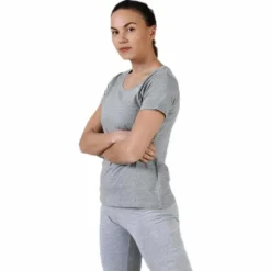 T-Shirt S/S, Logo Momba Grey