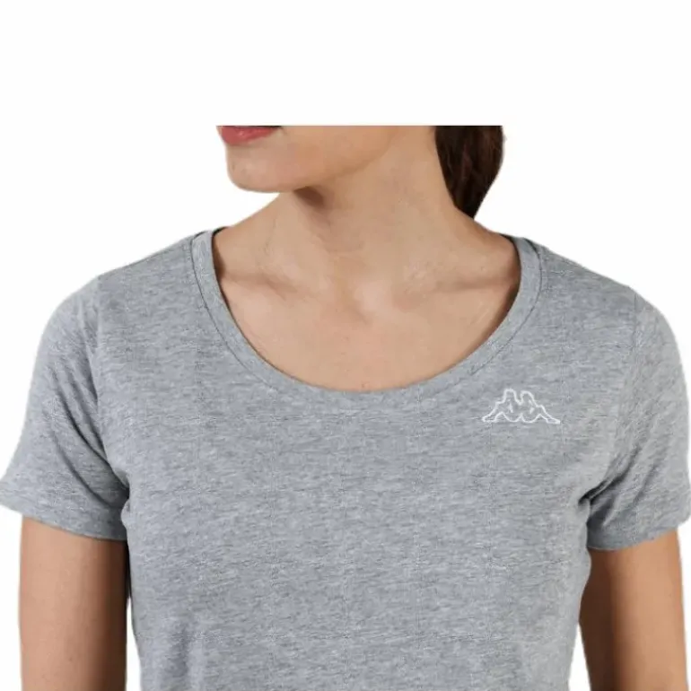 T-Shirt S/S, Logo Momba Grey
