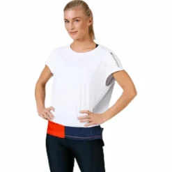 T-Shirt With Colourblock White