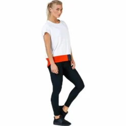 T-Shirt With Colourblock White