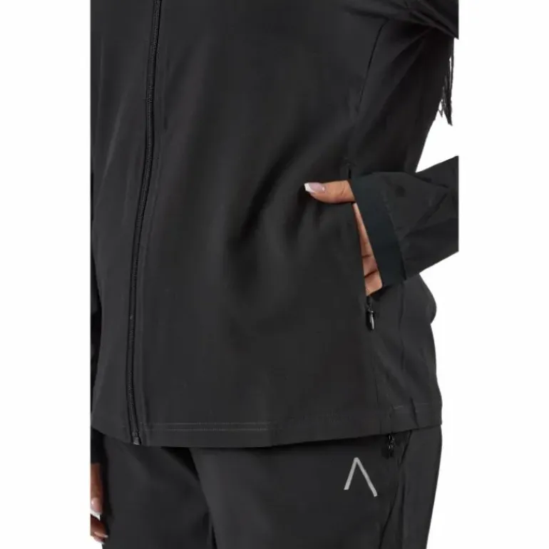 Tulip Hood Jacket Black