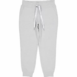 Two Tone Logo Drawcord Jogger Pearl Grey Heather