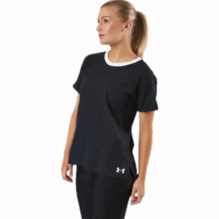 UA Charged Cotton SS Black