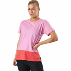 UA Charged Cotton SS Pink