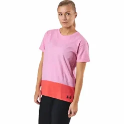 UA Charged Cotton SS Pink