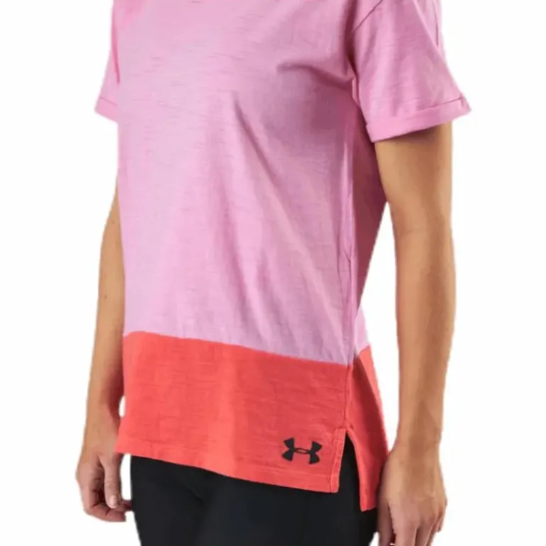 UA Charged Cotton SS Pink