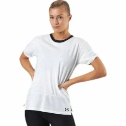 UA Charged Cotton SS White