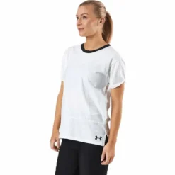 UA Charged Cotton SS White