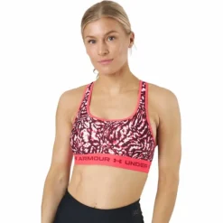 Ua Crossback Mid Print Penta Pink / Penta Pink / Blac