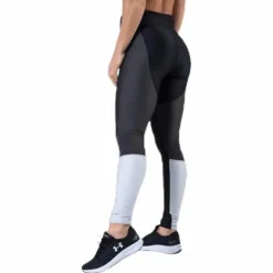 UA HG Armour Perforation Inset Leggings Black