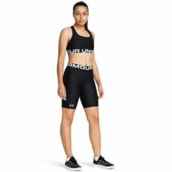 Ua Hg Authentics 8in Short Black