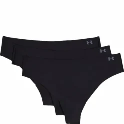 Ua Pure Stretch No Show Thong Black