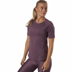 Ua Rush Mesh Ss Ash Plum