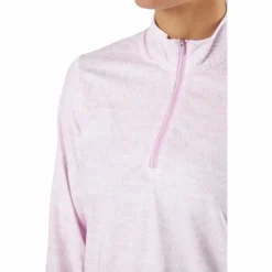 Ultimate365 Polo Long-Sleeve Top Bliss Lilac