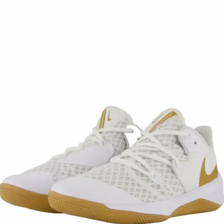 Unisex Hyperspeed Court Indoor White/mtlc Gold