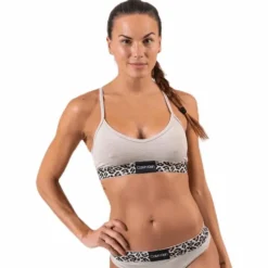 Unlined Bralette Brown