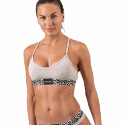 Unlined Bralette Brown