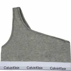 Unlined Bralette (one Shoulder Grey