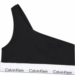Unlined Bralette (one Shoulder Black