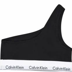 Unlined Bralette (one Shoulder Black