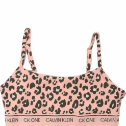 Unlined Bralette Stephen Leopard Print_peach Me
