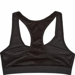 Unlined Bralette Velour Black