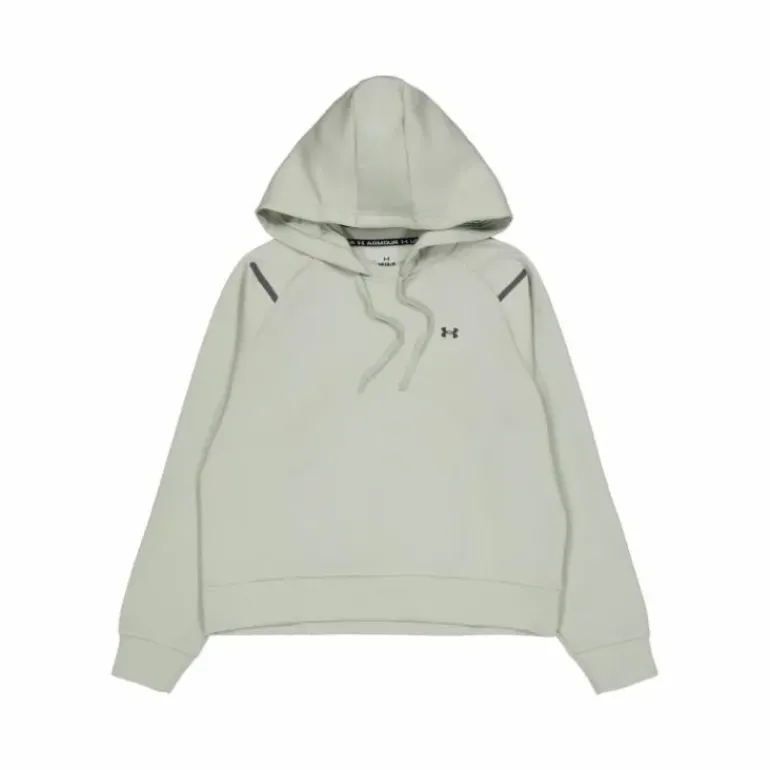 Unstoppable Flc Hoodie Grove Green