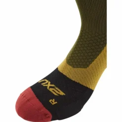 Vectr Light Cushion Crew Sock Winter Moss/chilli Oil