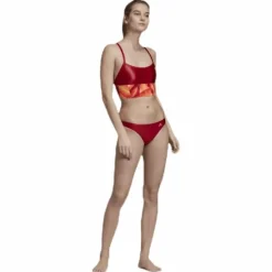 Vfa Swim Bottom Patterned/Red