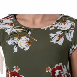 Vic Ss Aop Top Wvn Black