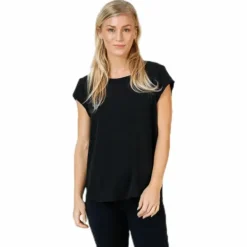 Vic S/S Solid Top Black