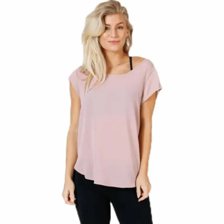 Vic S/S Solid Top Pink