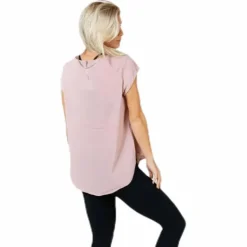 Vic S/S Solid Top Pink