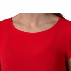 Vic S/S Solid Top Red