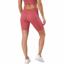 Vicky Rib Seamless Shorts Red