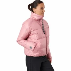 Volume Puffer Jacket Pink Edge