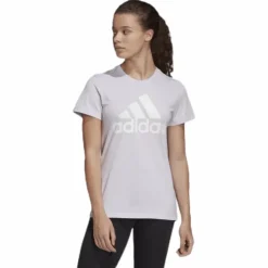 W Badge Of Sport Cotton Tee - Regular Fit Purple Tint