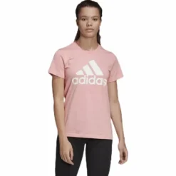 W Badge Of Sport Cotton Tee - Regular Fit Glory Pink