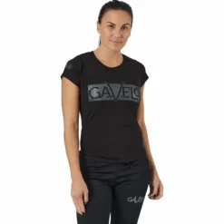 W Black Grey Logo T-shirt Black