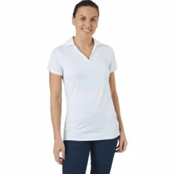 W Cloudspun Coast Polo Bright White