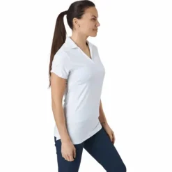 W Cloudspun Coast Polo Bright White