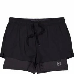 W Double Layer Shorts Black