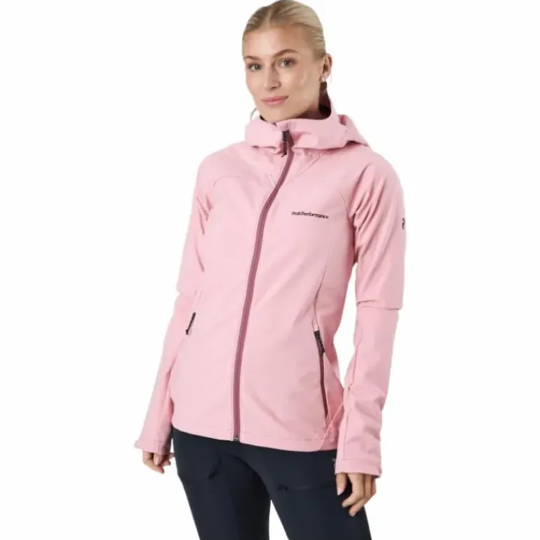 W Explore Hood Jacket Warm Blush