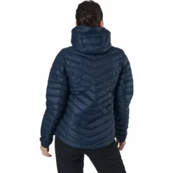 W Frost Down Hood Jacket Blue Shadow