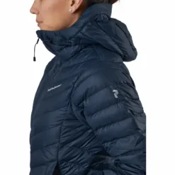 W Frost Down Hood Jacket Blue Shadow