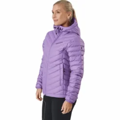 W Frost Down Hood Jacket Action Lilac