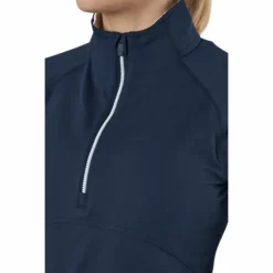 W Gamer 1/4 Zip Navy Blazer