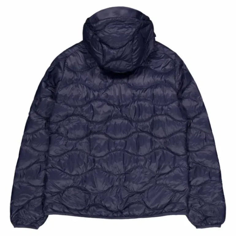 W Helium Down Hood Jacket Blue Shadow