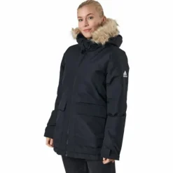 W Hooded Parka Black